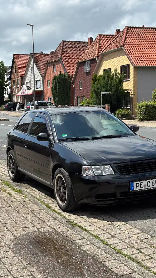 Audi A3, black, 3-door hatchback — 1998 — Peine