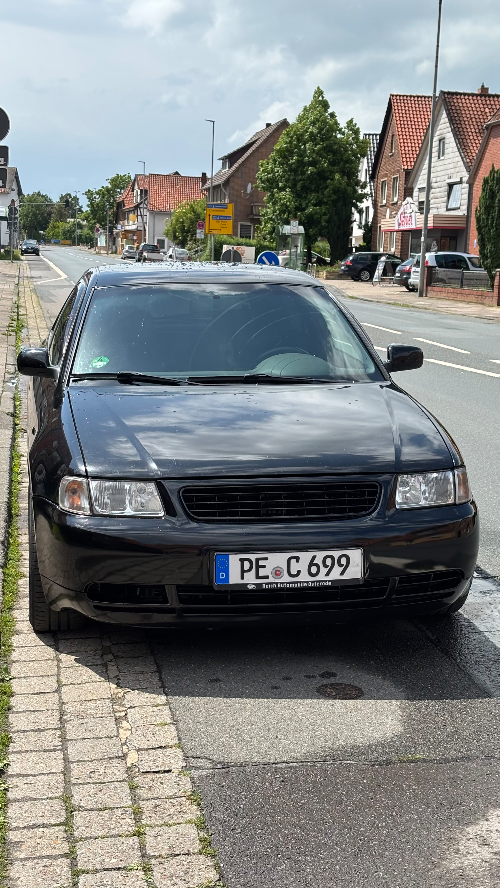 Audi A3, черный, 3-дверный хэтчбек