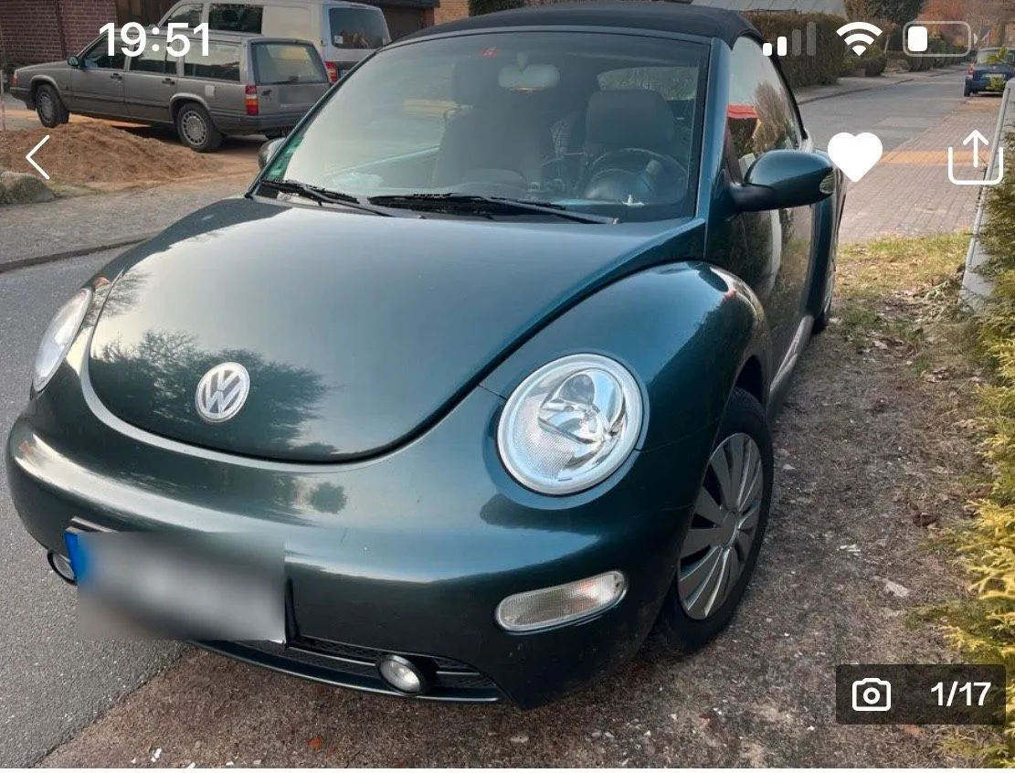 Volkswagen Beetle Cabrio, Baujahr 2003 — 2003 — Hann. Münden